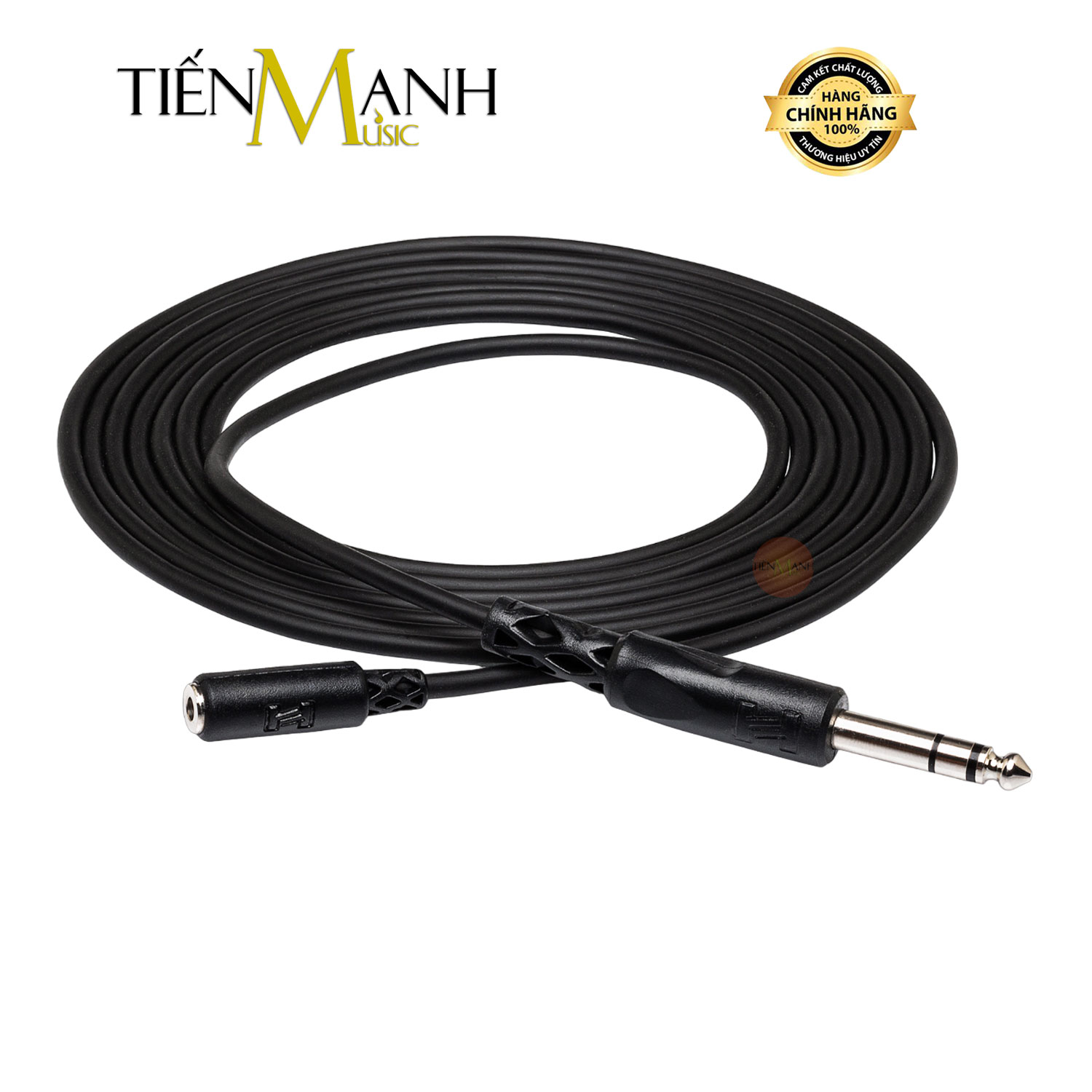 Dây Cáp Nối Dài Tai Nghe 3.5mm TRS Sang 6ly Stereo TRS Hosa Dài 7.5m MHE-325