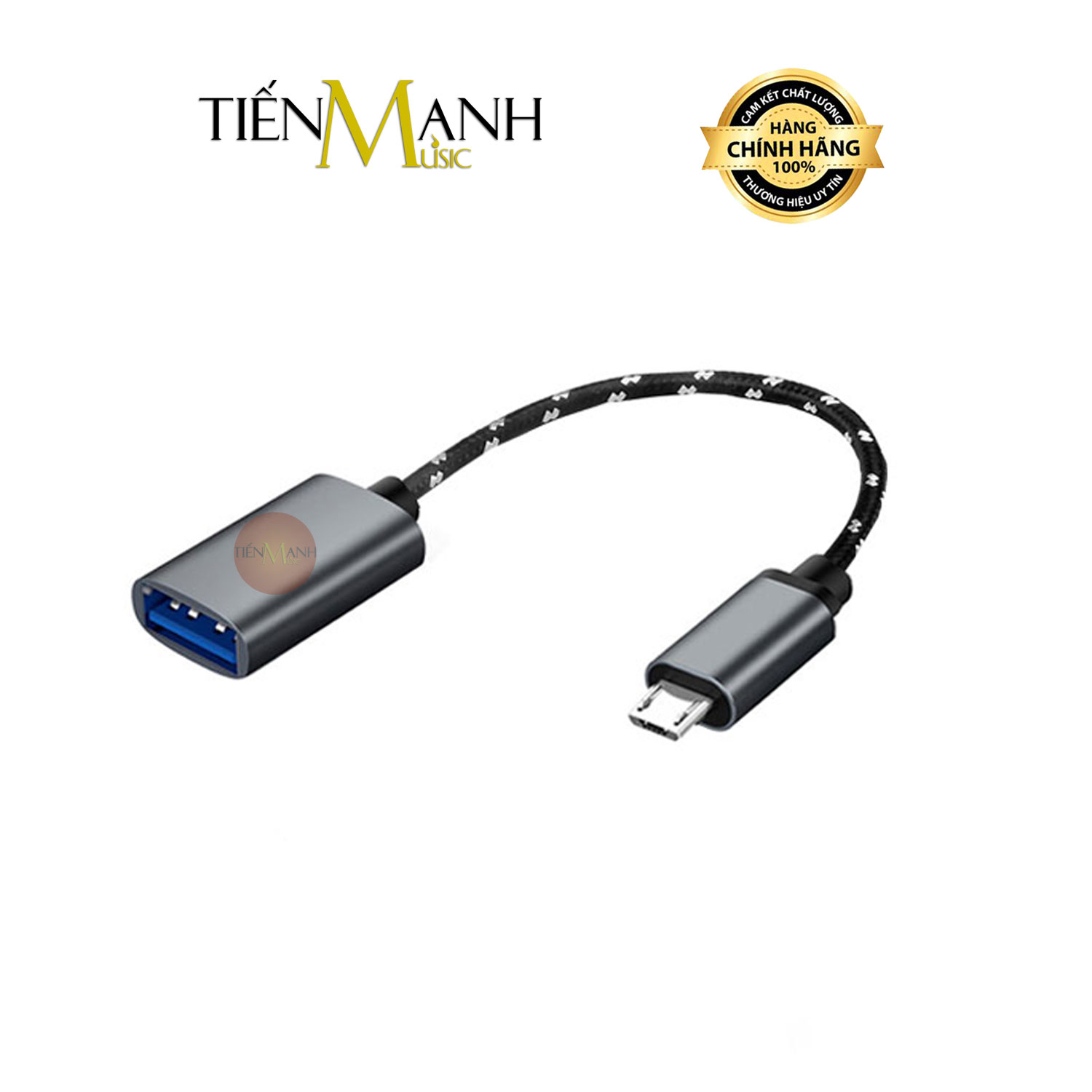 [Loại Tốt] Dây Cáp OTG Micro USB - Chuyển Đổi USB-A Sang Micro USB Dùng Cho Điện Thoại, Máy Tính Bảng