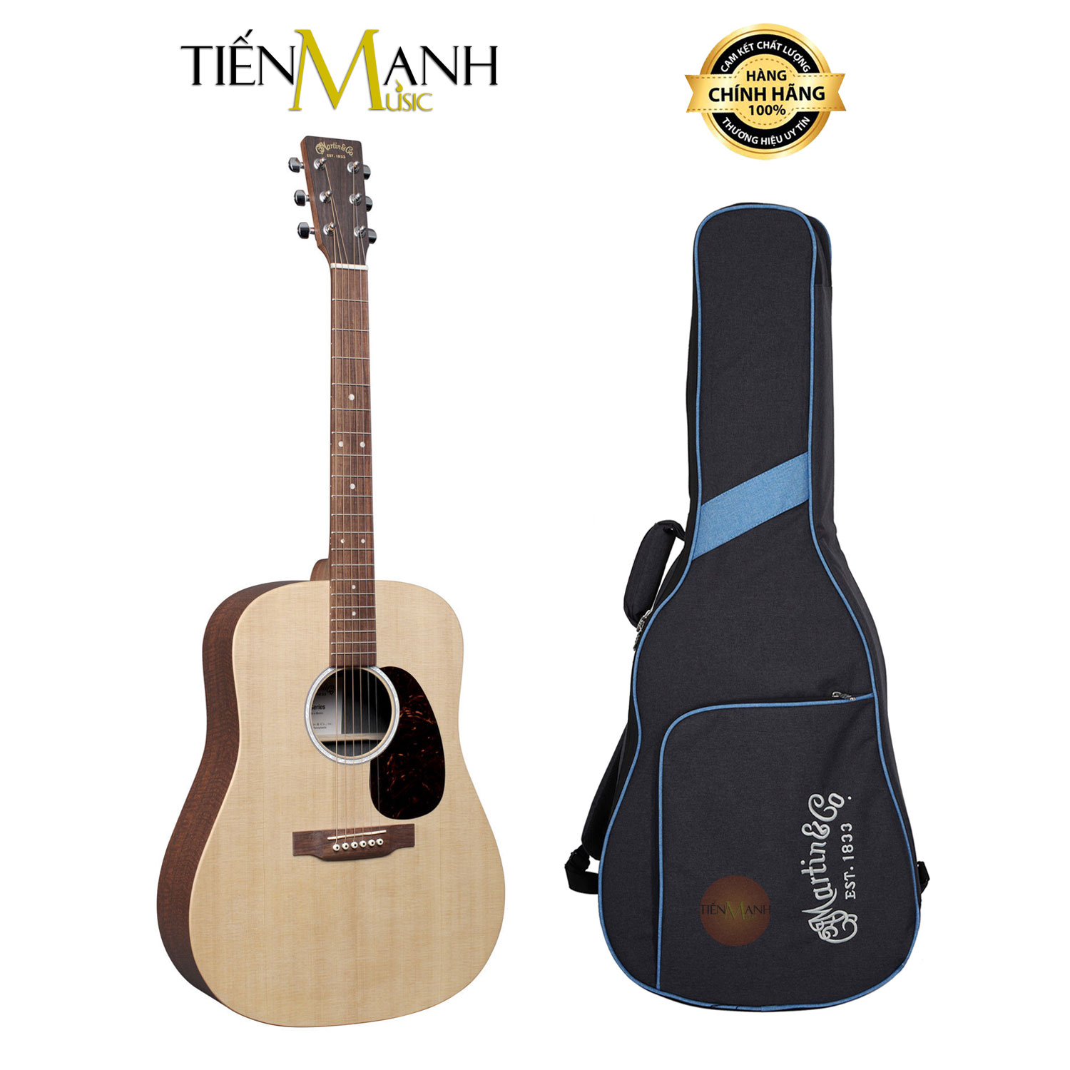 [Có EQ] Đàn Guitar Acoustic Martin D-X2E Gỗ Mahogany X Series DX2E Kèm Bao Đựng