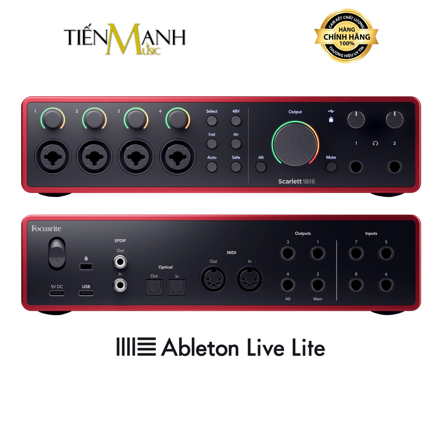 Soundcard Focusrite Scarlett 18i16 Gen 4