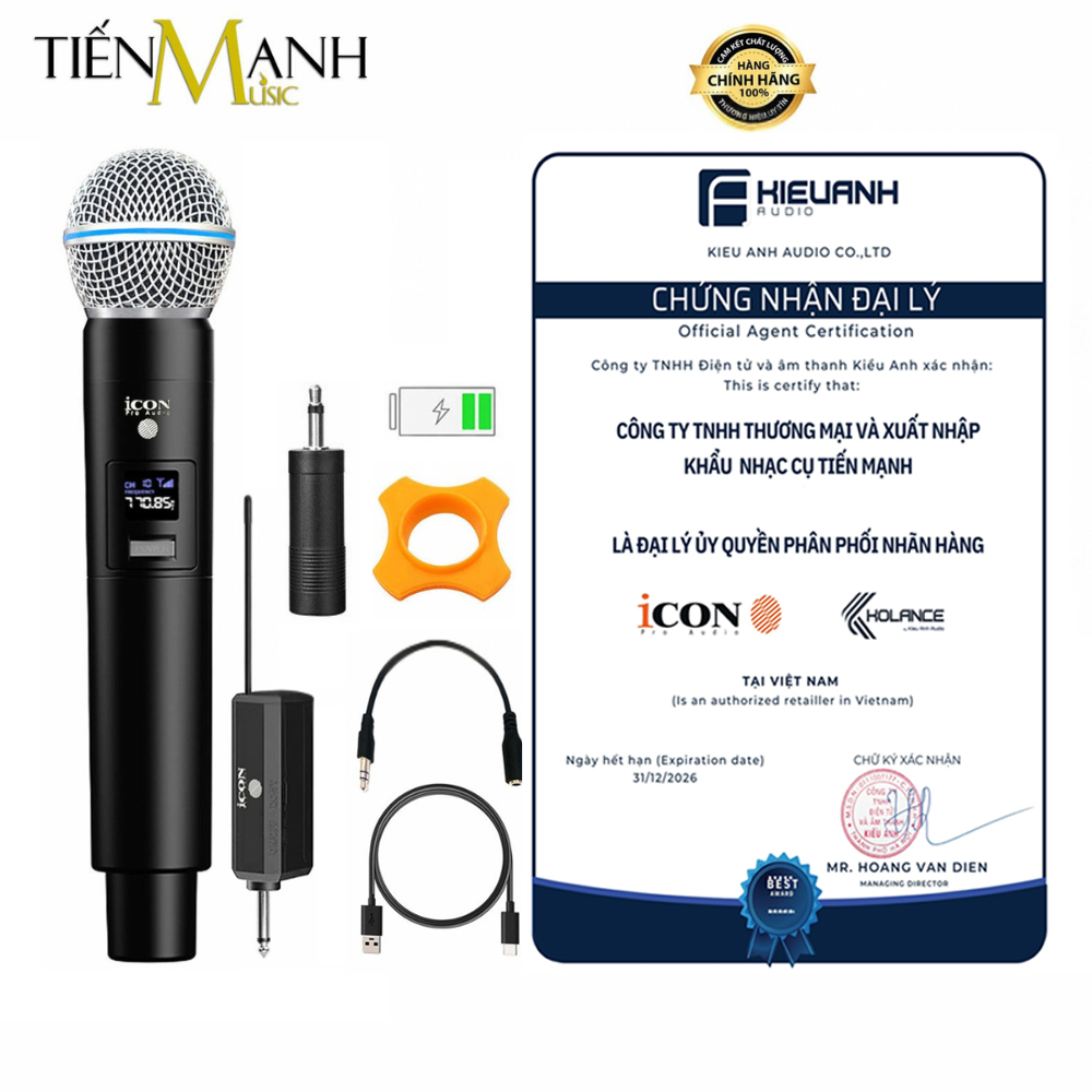 Micro Không Dây Icon WM 2-1