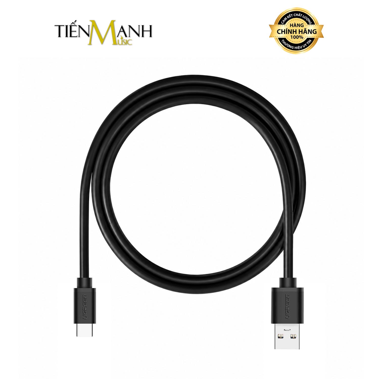 Dây Cáp USB-A sang Type-C USB 3.0 Ugreen 20883 US184 (Dài 1.5m) - Dùng Cho Soundcard Apollo