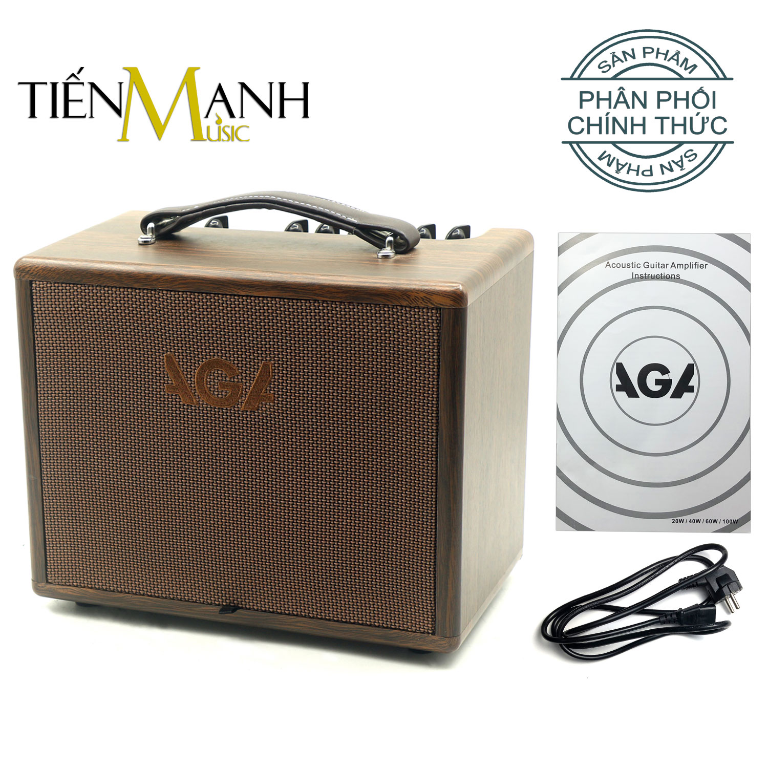[Bluetooth, Có Khay Pin] Ampli Đàn Guitar Acoustic AGA SC-X3P Thế hệ mới thay cho SC40B Amplifier SCX3P