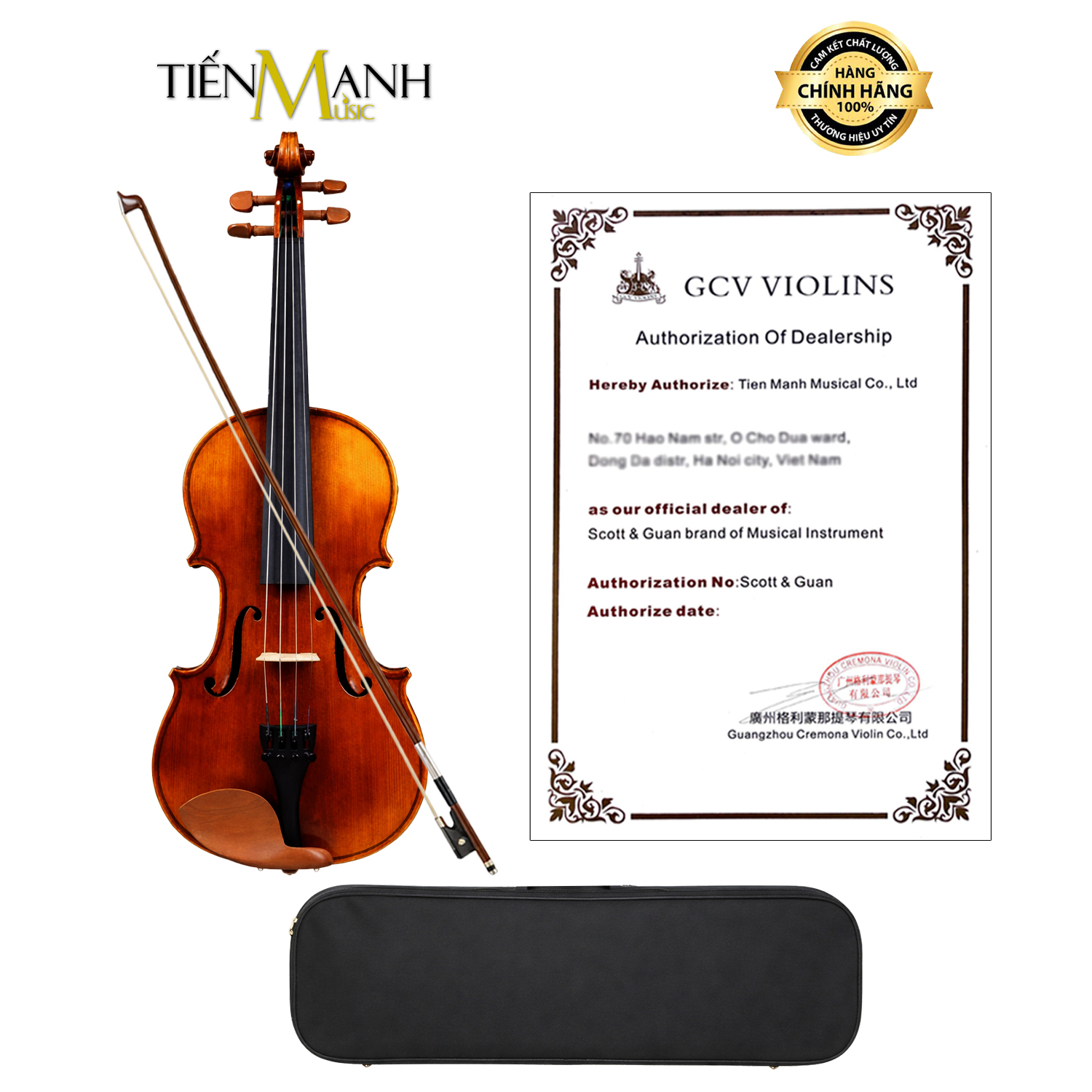 Đàn Violin Scott Cao STV-150 Size 4/4