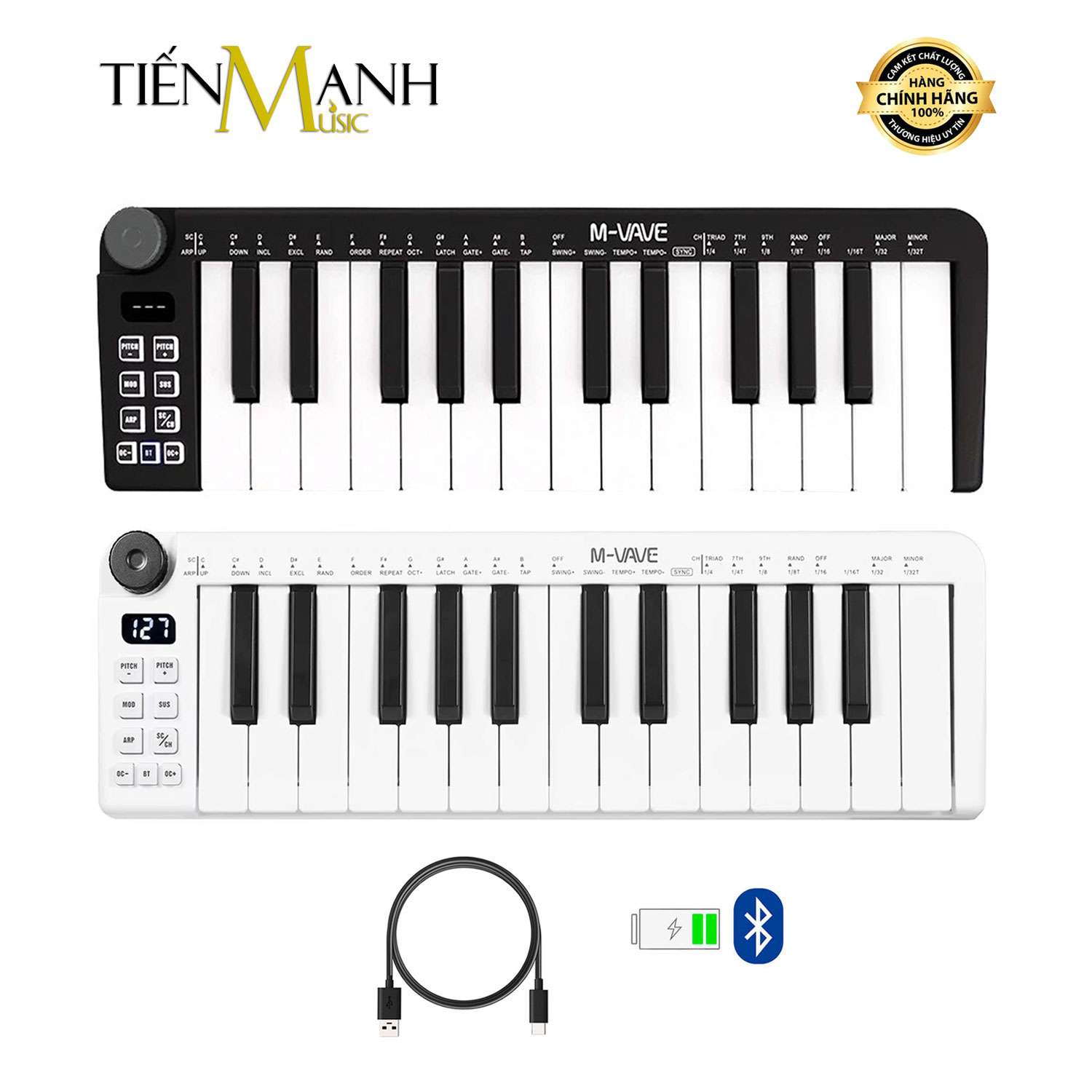 Midi Keyboard Controller Mvave SMK25 Mini