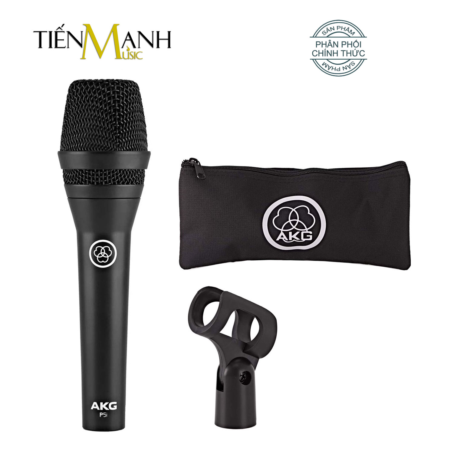 AKG P5i Micro Cầm Tay Hát Karaoke Supercardioid Dynamic Vocal, Mic Biểu diễn chuyên nghiệp Microphone Harman Connected PA Compatibility