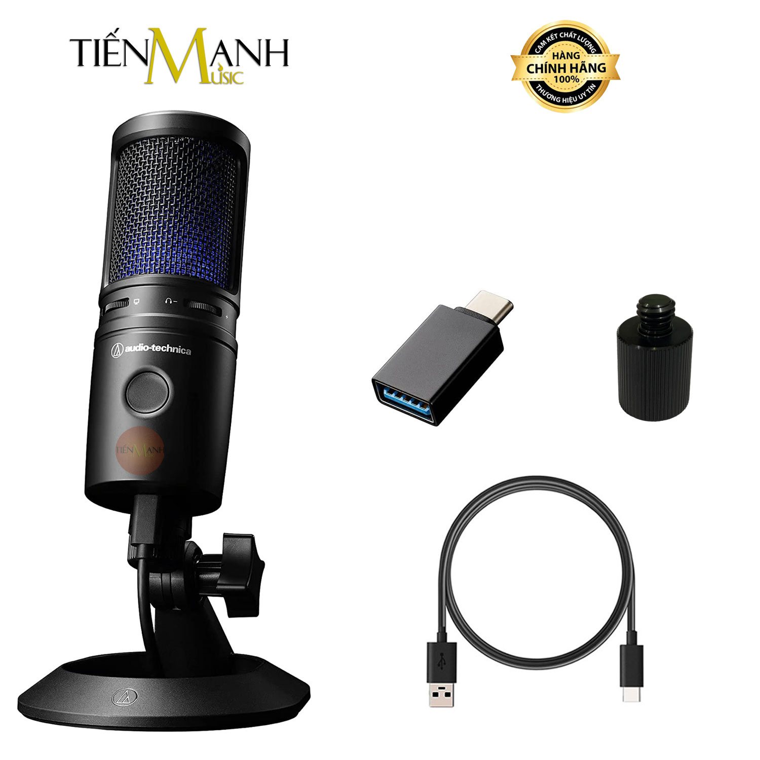 Micro Audio Technica AT2020USB-X Mic Thu Âm Phòng Studio, Microphone AT2020 USB Plus
