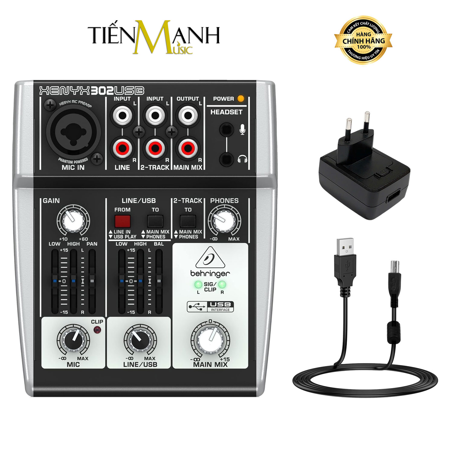 Bàn Trộn Mixer Behringer XENYX 302USB