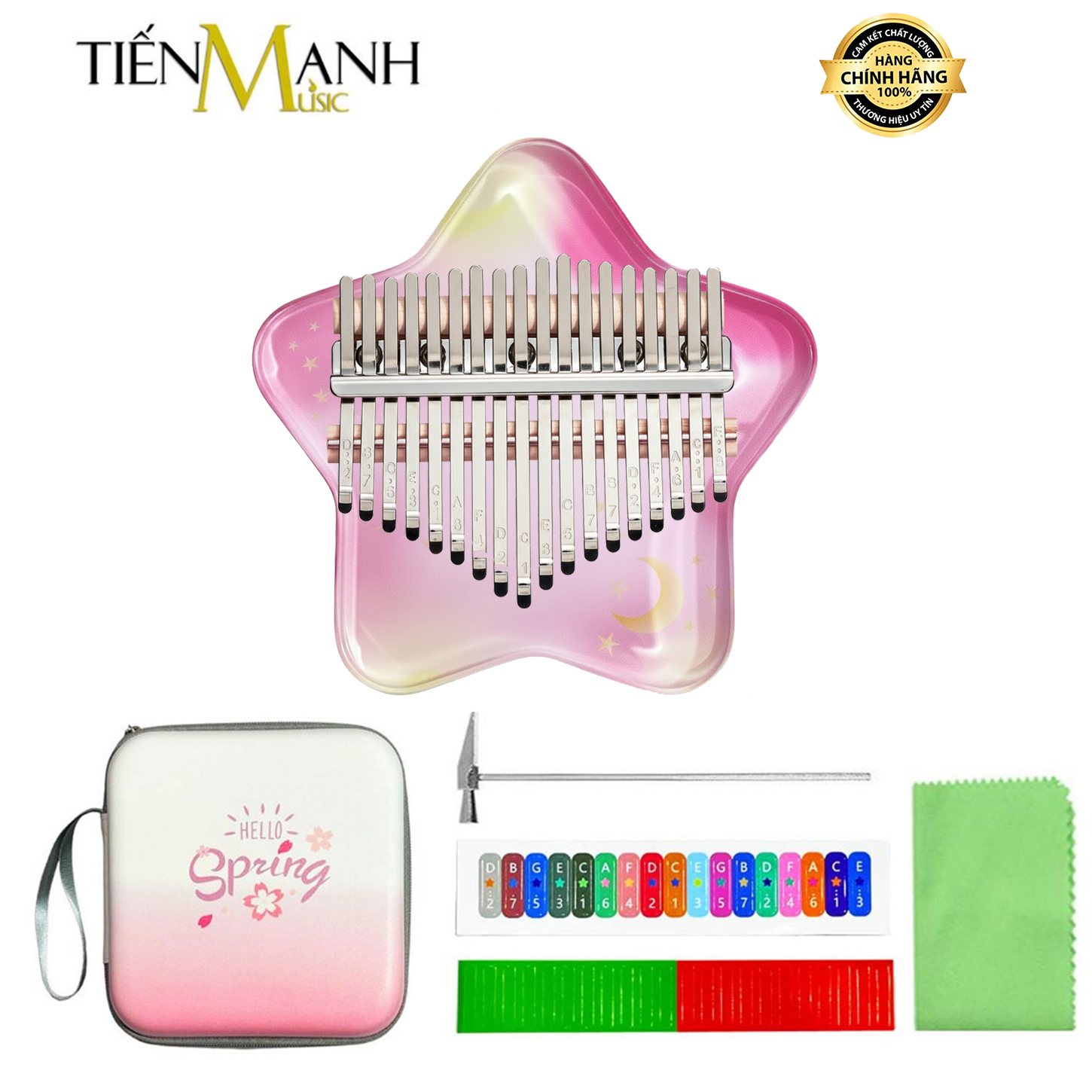 Đàn Kalimba 17 Phím Hluru  KHSM17 Box