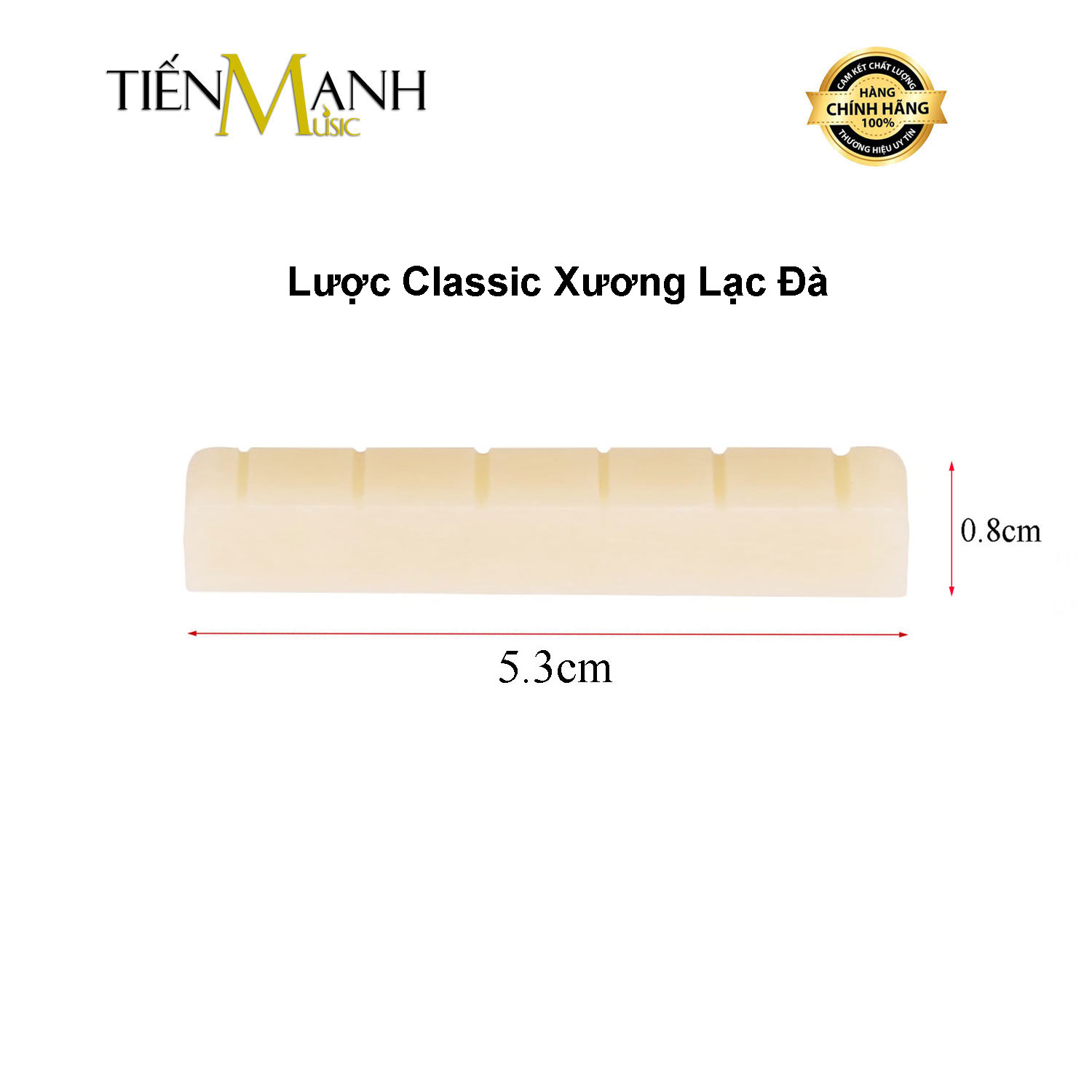 Lược Đàn Guitar Classic Xương Lạc Đà Camel Bone - Nut