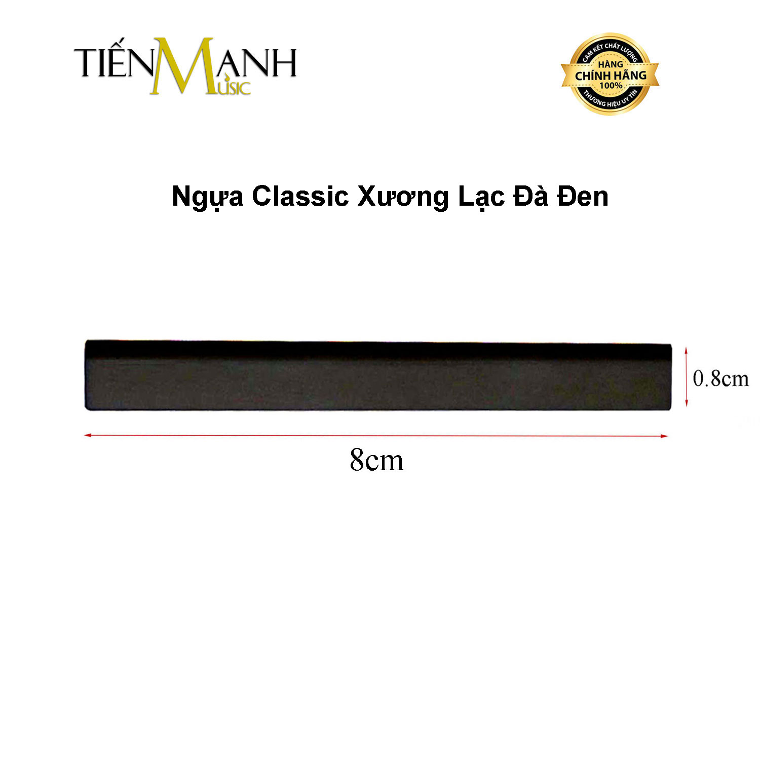 Ngựa Đàn Guitar Classic Xương Lạc Đà Camel Bone - Saddle Màu Đen