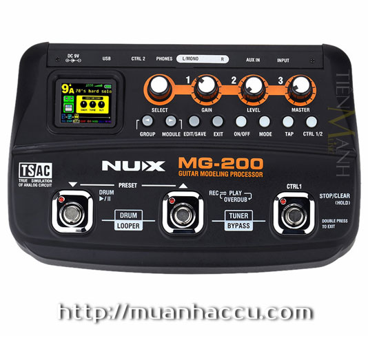 Phơ Guitar Nux MG-200