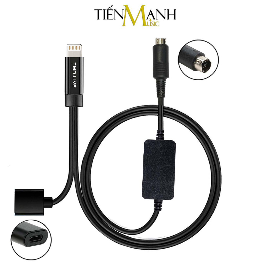 Cáp Vừa Livestream Vừa Sạc Cho iRig Stream Stereo LT06-LN  (Đầu Lightning)