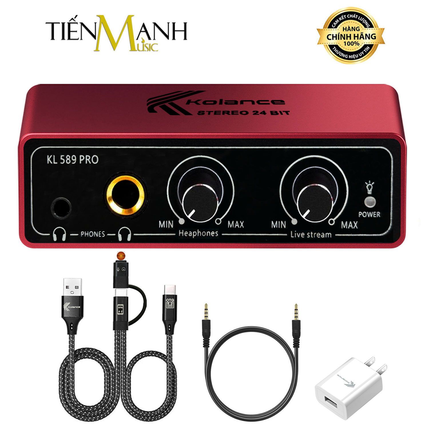 Box Livestream Stereo Kolance KL589 Pro 24 BIT