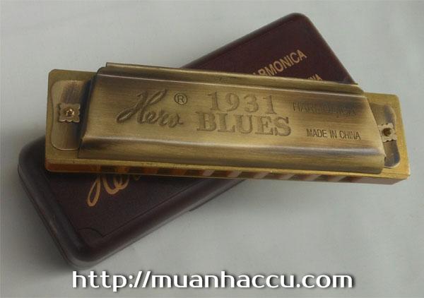 Kèn Harmonica Hero 10 lỗ - Hero 1931 Blues Harmonica Archaize Copper