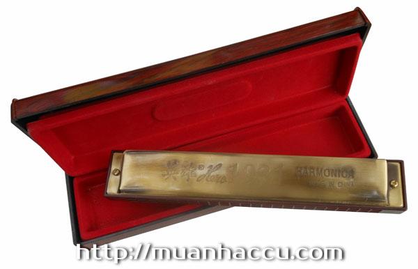 Kèn Harmonica Hero 24 lỗ - Hero 1931 Golden Life 24 Holes Tremolo Harmonica