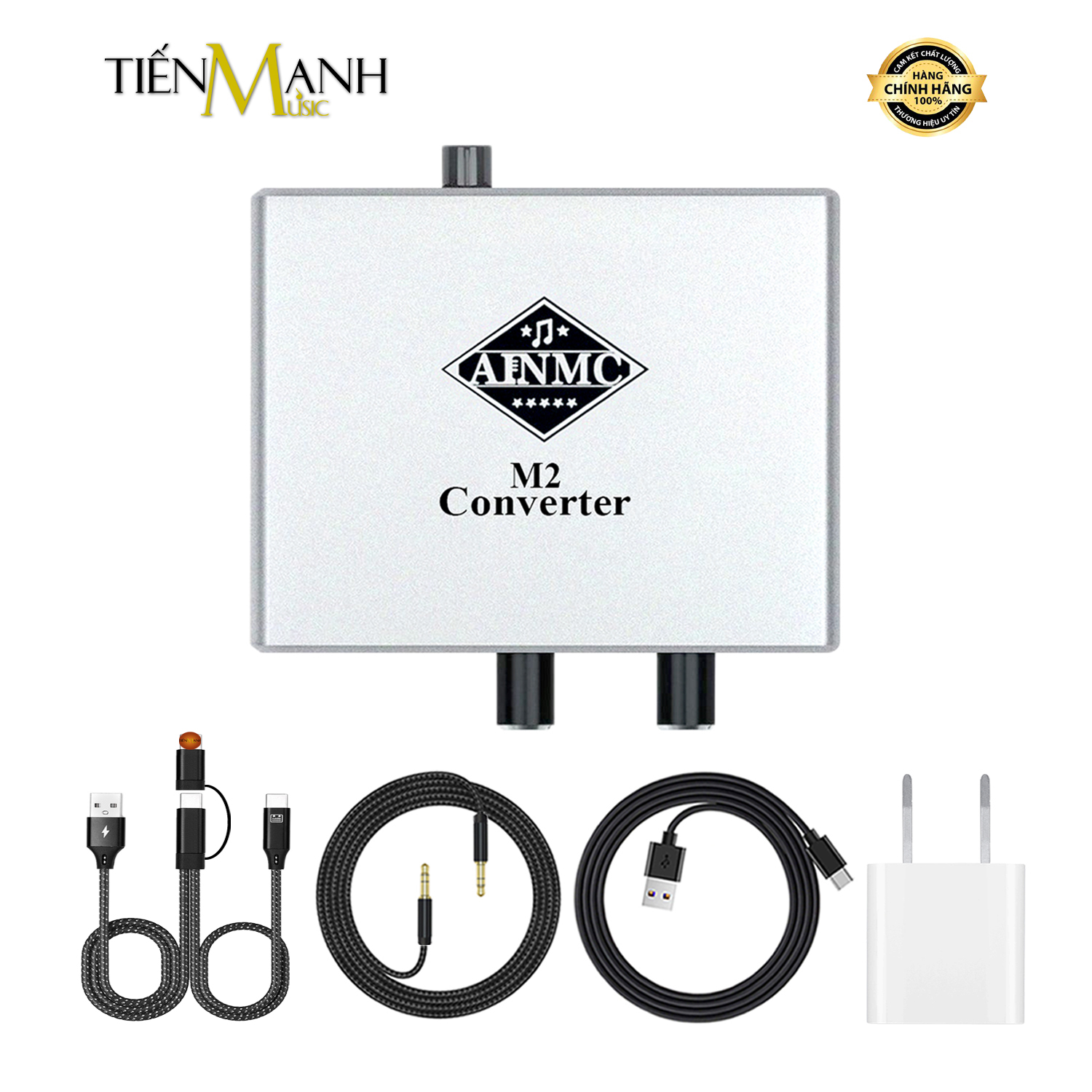 Box Livestream Stereo AINMC M2 (Version 2) - V2 Có kèm cáp LT04-LC