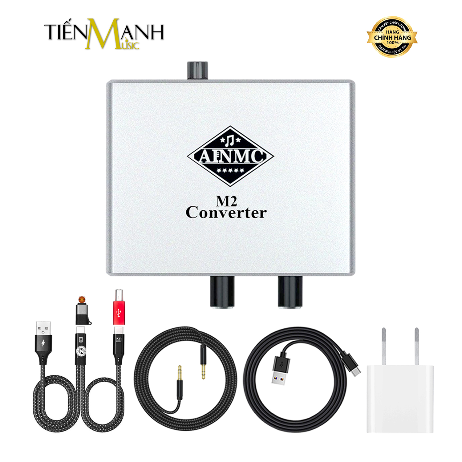 Box Livestream Stereo AINMC M2 (Version 2) - V2 Có kèm cáp LT04