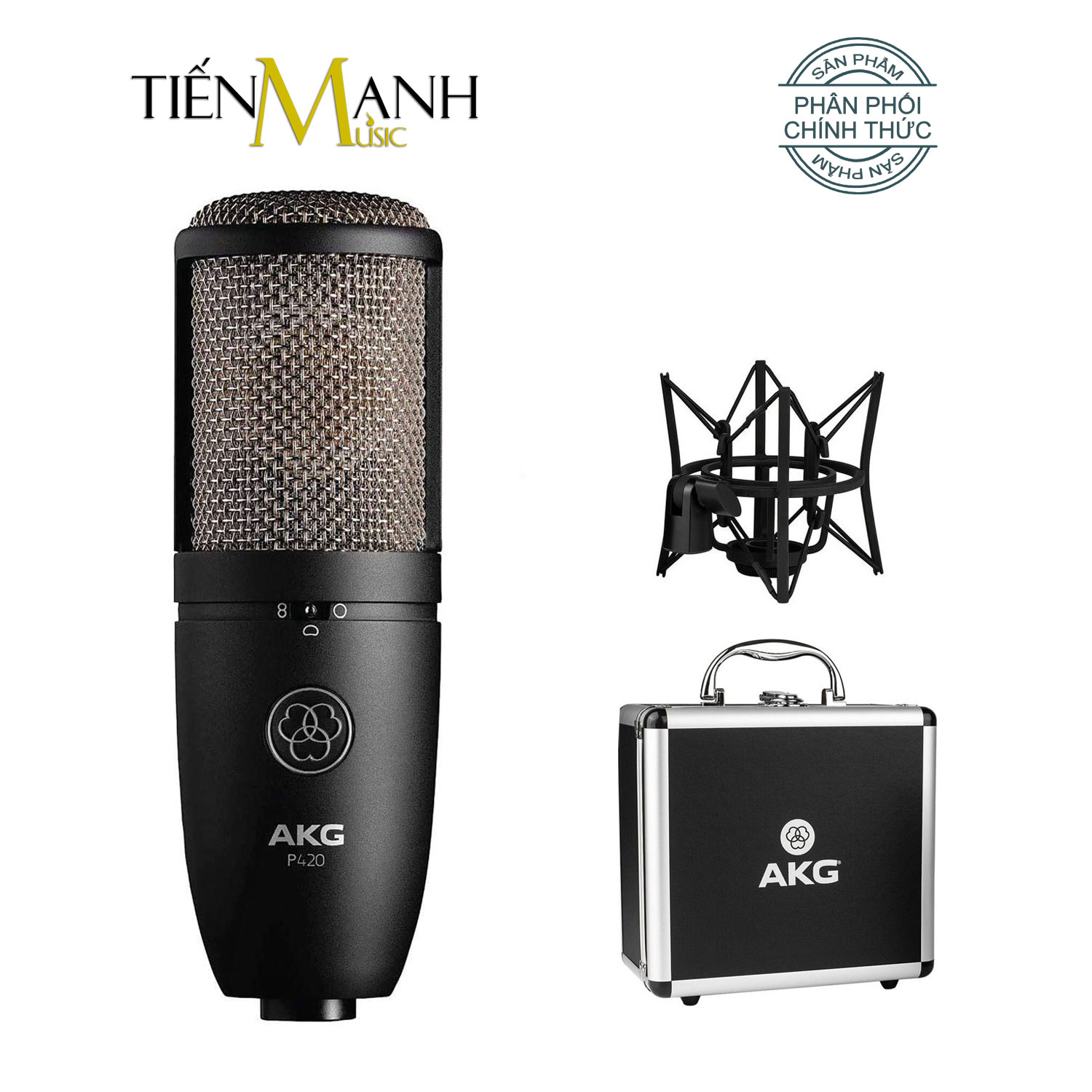 AKG P420 Micro Vocal Condenser Thu Âm Phòng Studio, Mic Biểu Diễn Chuyên Nghiệp, Microphone Cardioid