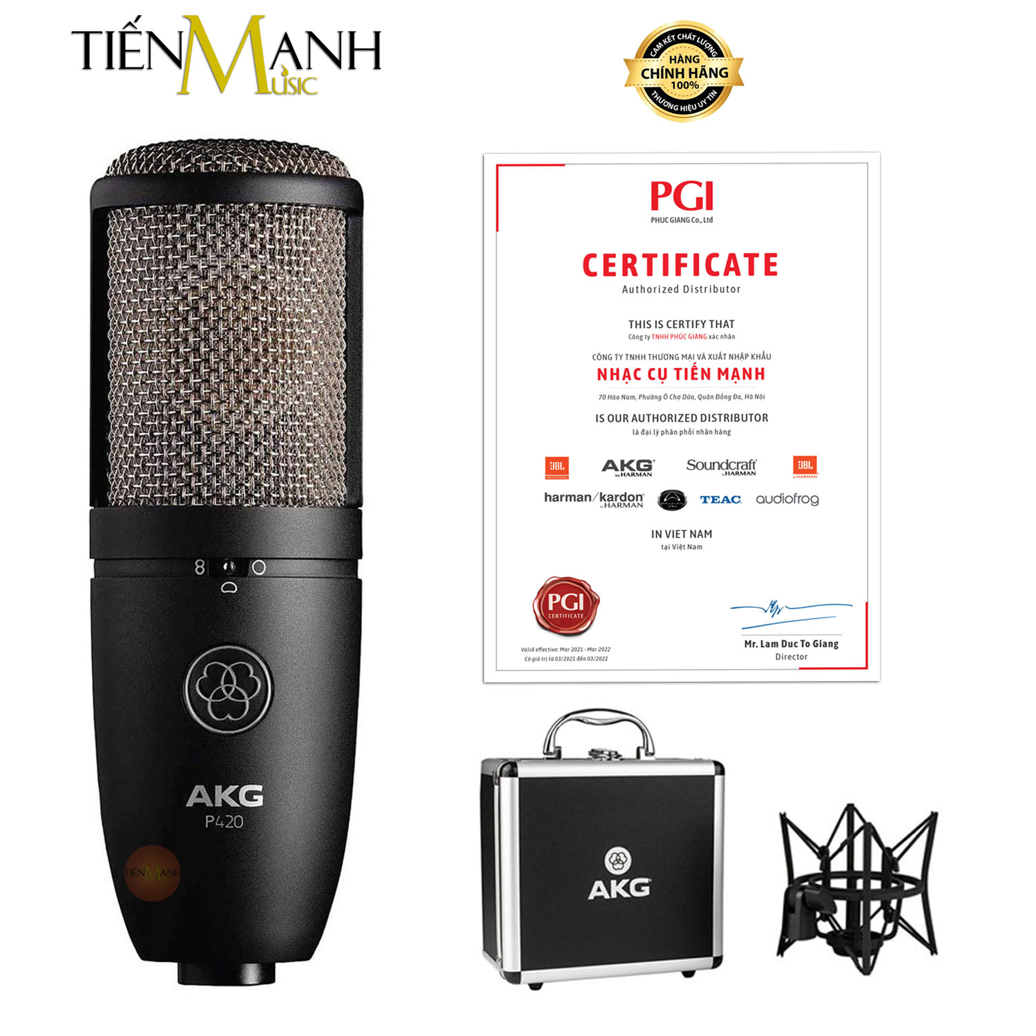 Micro Thu Âm Condenser  AKG P420