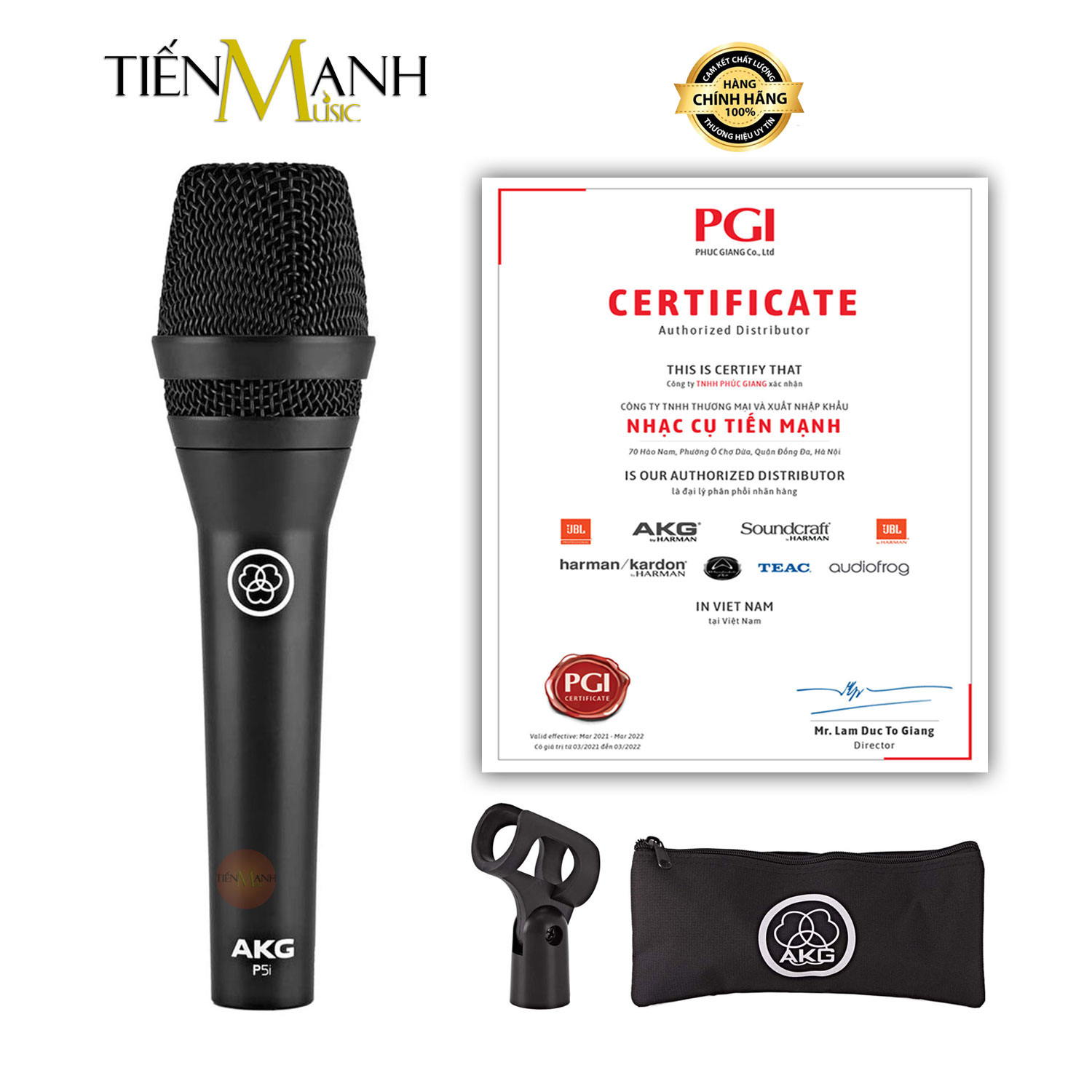 AKG P5i Micro Cầm Tay Hát Karaoke Supercardioid Dynamic Vocal, Mic Biểu diễn chuyên nghiệp Microphone