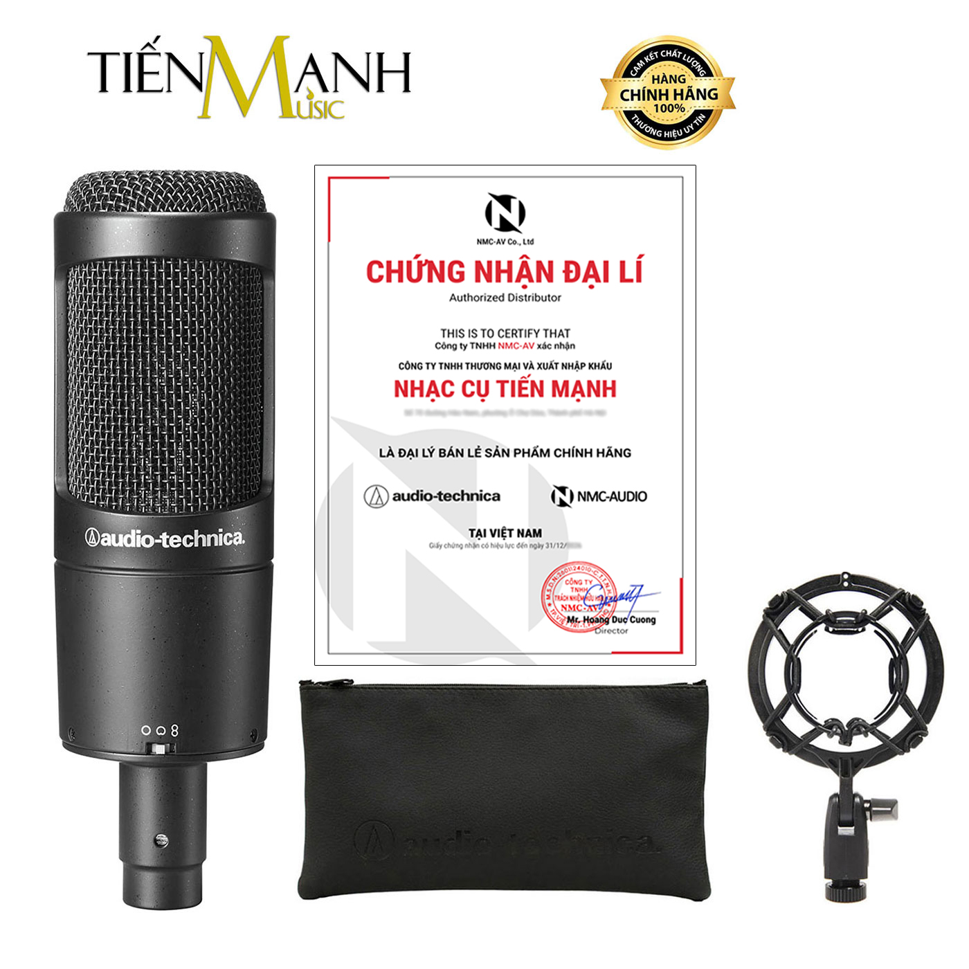 Audio Technica AT2050 Mic Condenser Thu Âm Phòng Studio Microphone Cardioid AT-2050