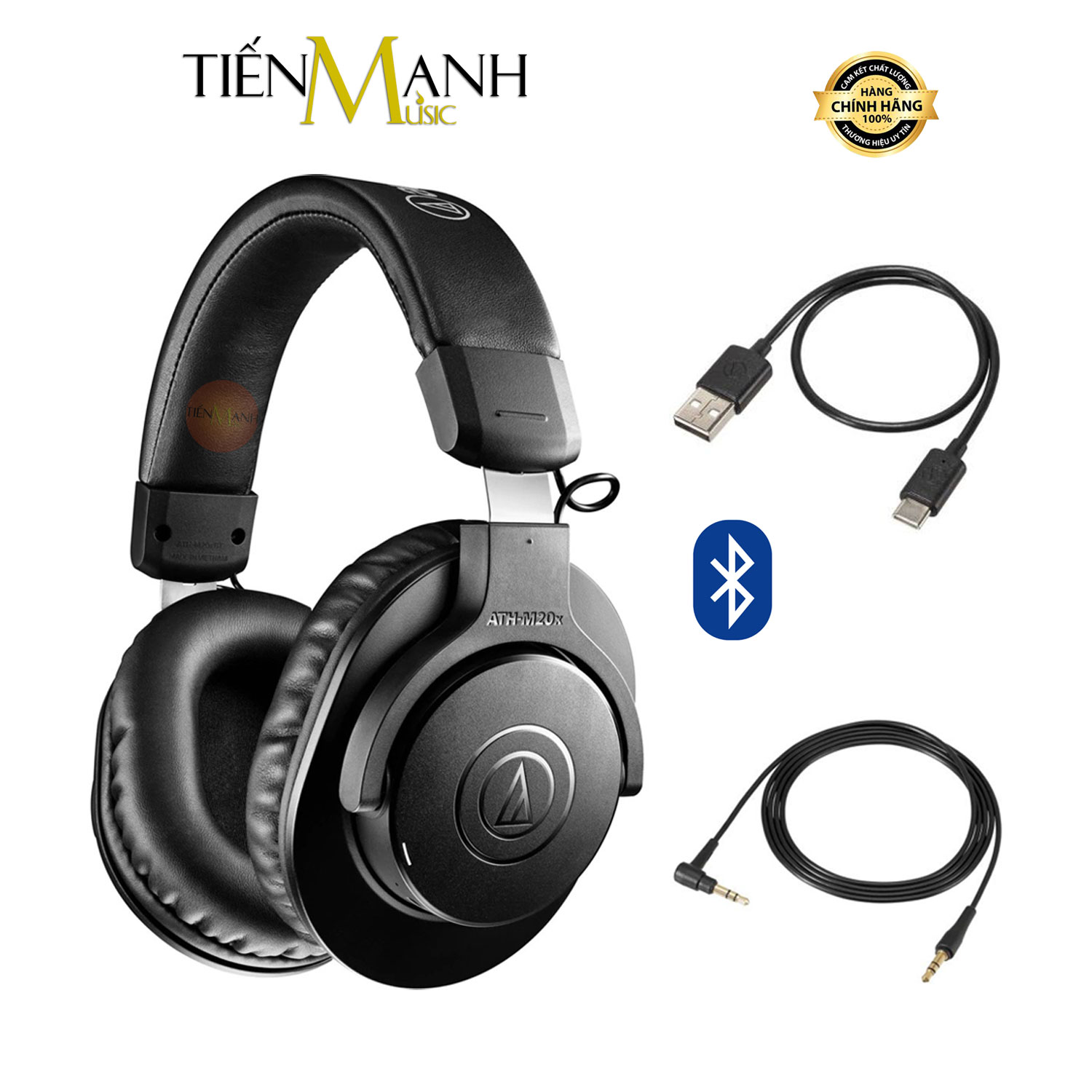 Tai Nghe Bluetooth Không Dây Audio Technica ATH-M20xBT