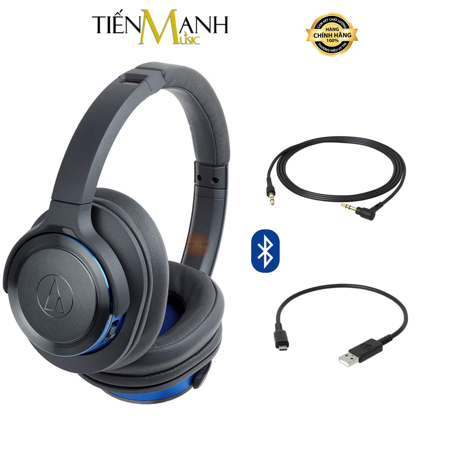 Tai Nghe Bluetooth Không Dây Audio Technica ATH-WS660BT