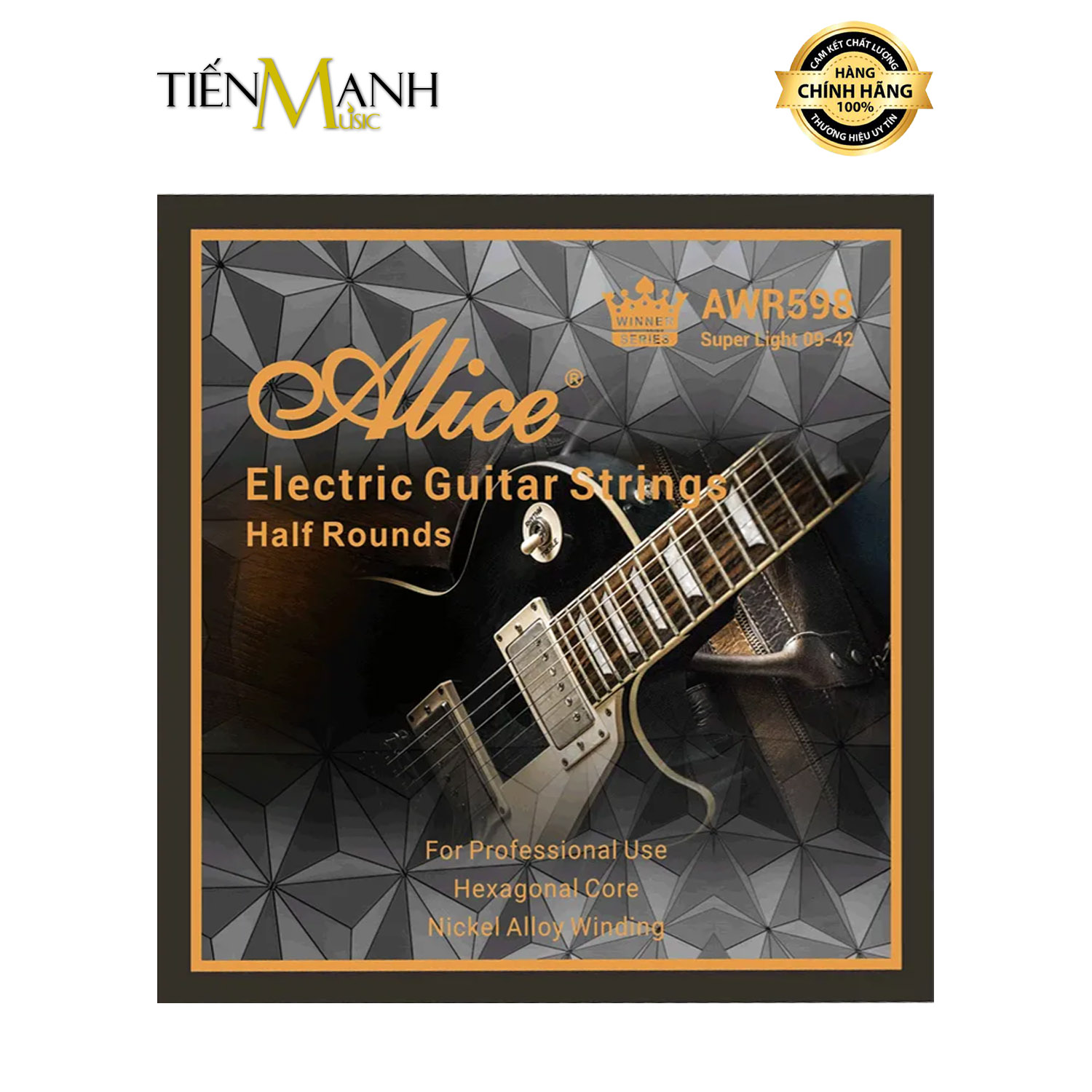 Dây Đàn Guitar Điện Alice AWR598 Size 09-42