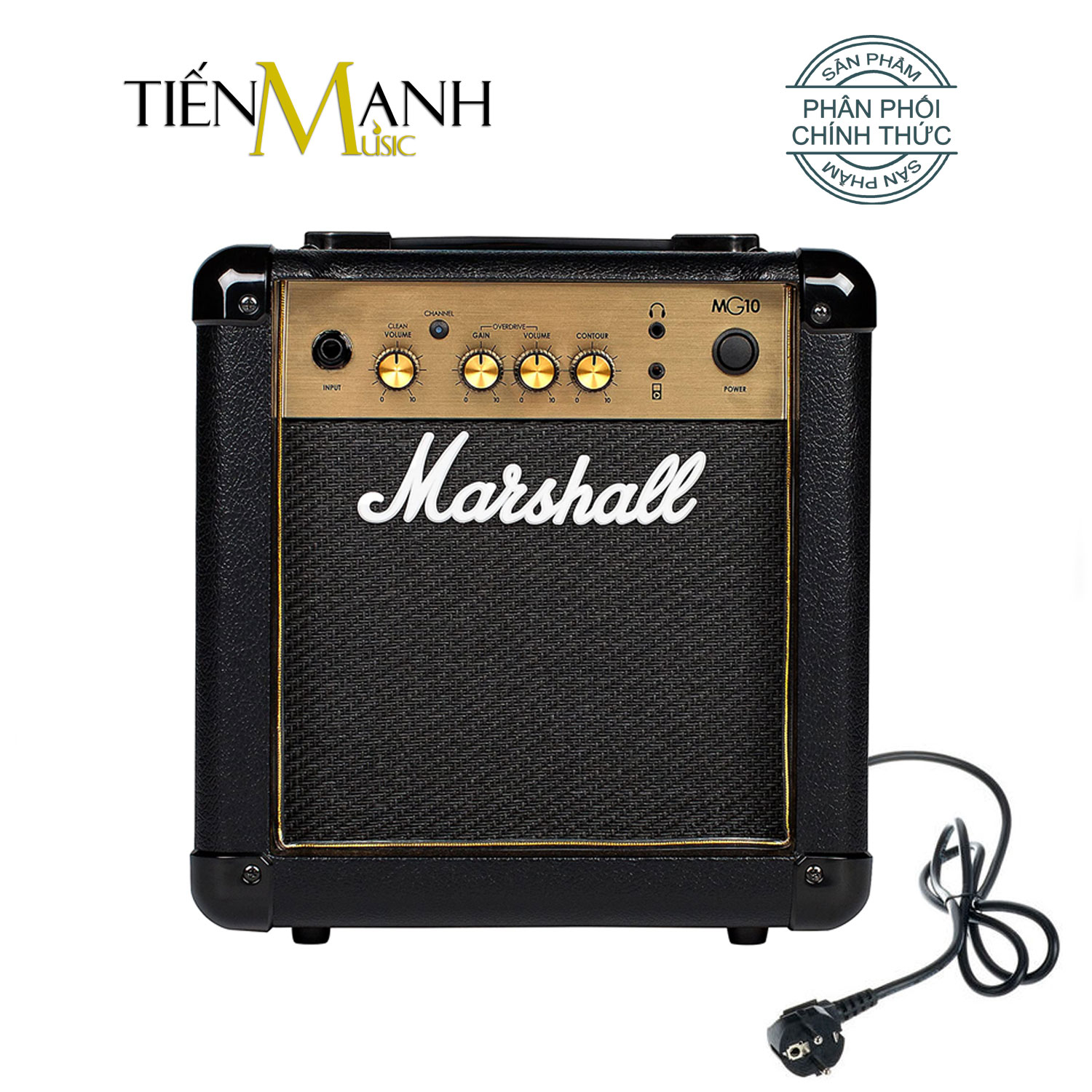 Amply Marshall MG10 Gold (Công Suất 10W) Ampli Đàn Guitar Điện Combo Amplifier MG10G - Chính Hãng