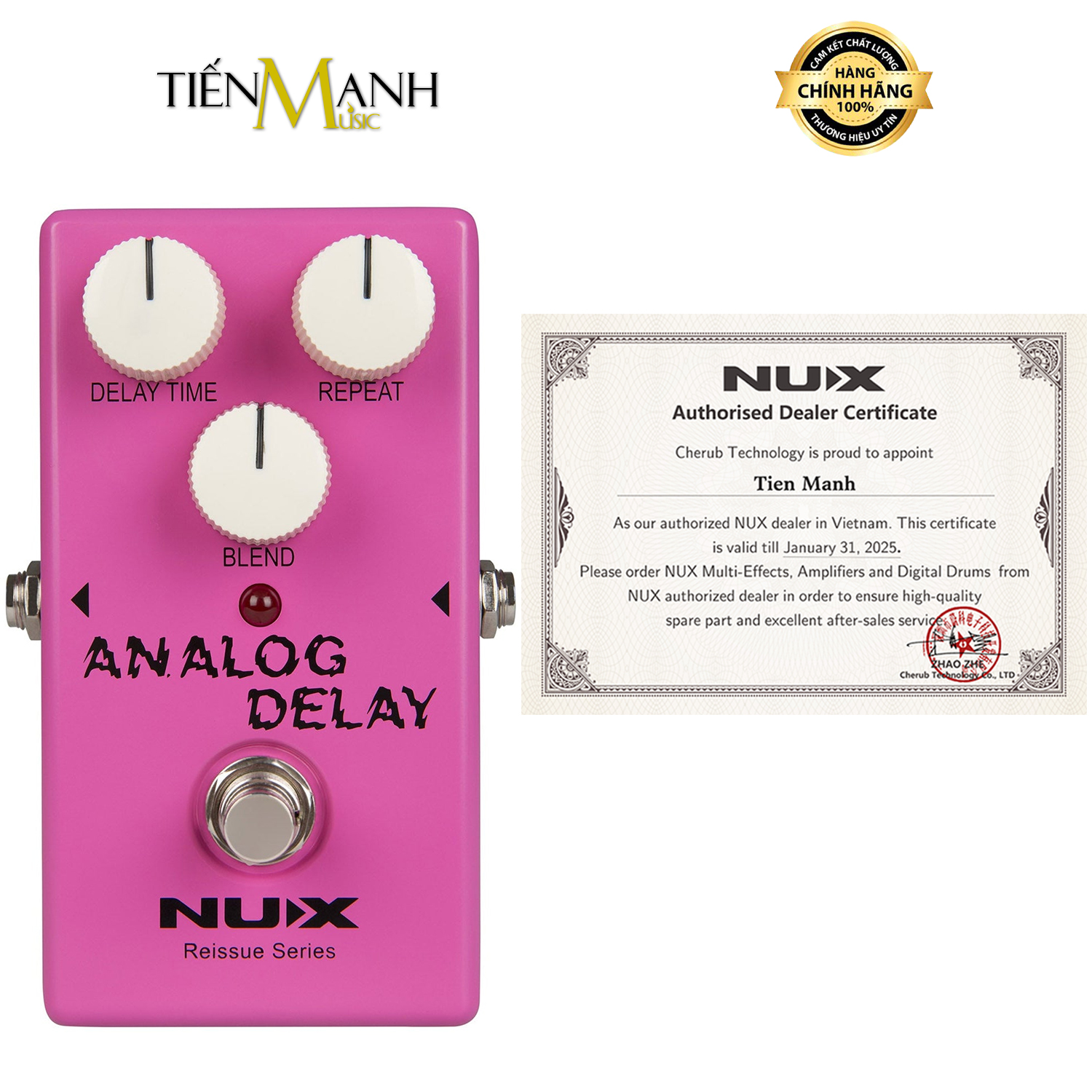 Phơ Cục Nux Analog Delay - Warm Analog Delay Sound