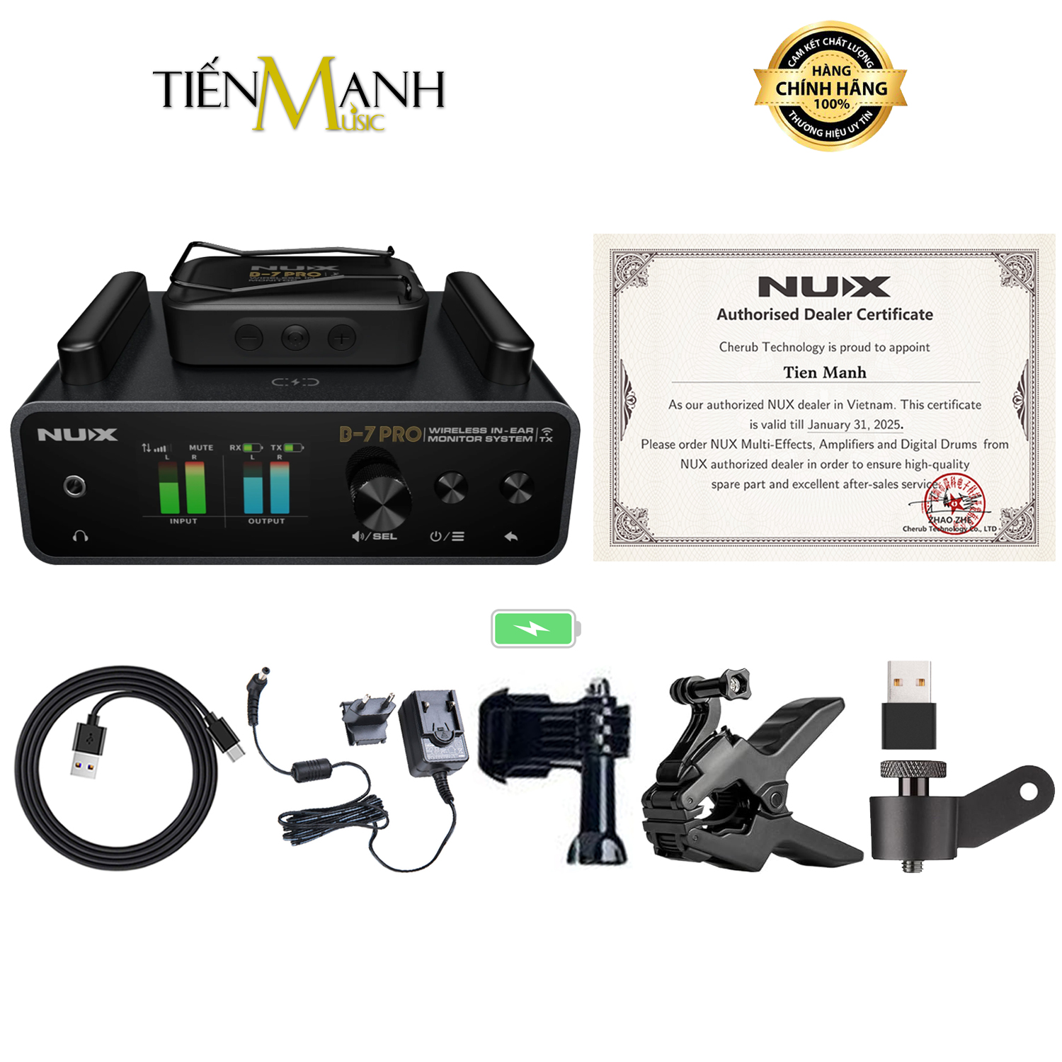 Bộ Thu Phát Tín Hiệu Không Dây Nux B7 Pro