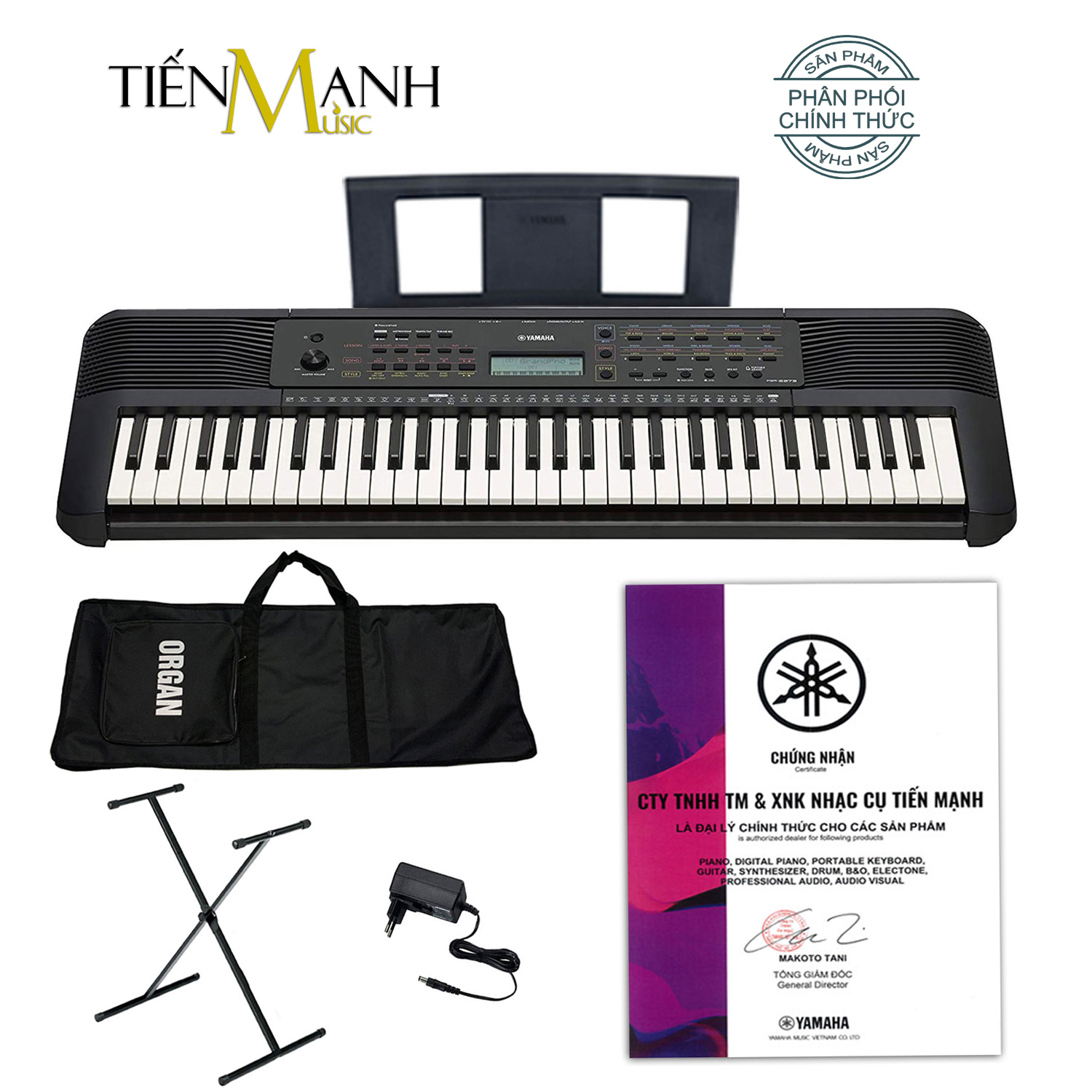 Đàn Organ Yamaha PSR-E273 Keyboard PSR E273 - Có tem chống hàng giả Bộ CA - Chính Hãng