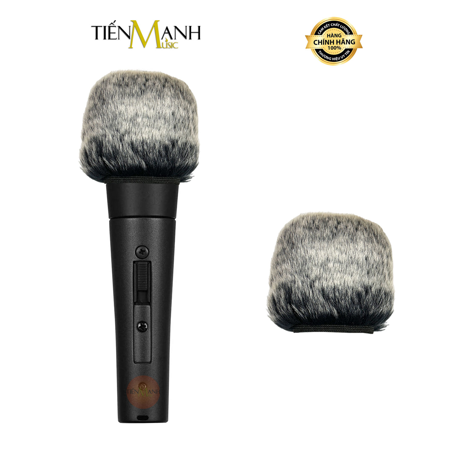 Mút Bọc Đầu Micro Shure SM58 Furry, Bông Lọc Gió, Màng Mút Lọc Âm cho Mic Thu Âm Pop Shield, Microphone Pop Filter