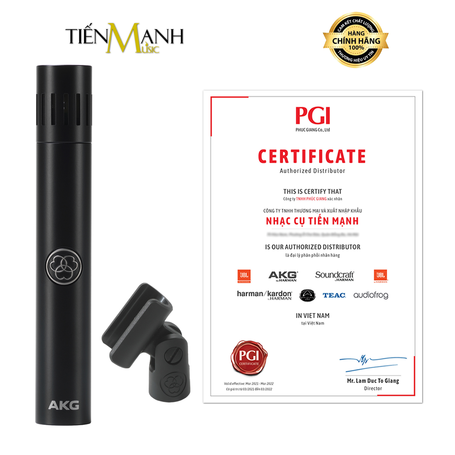 Mic Thu Âm AKG C151 - Small Diaphragm Cardioid Condenser Micro Studio Biểu Diễn Microphone Cardioid C-151