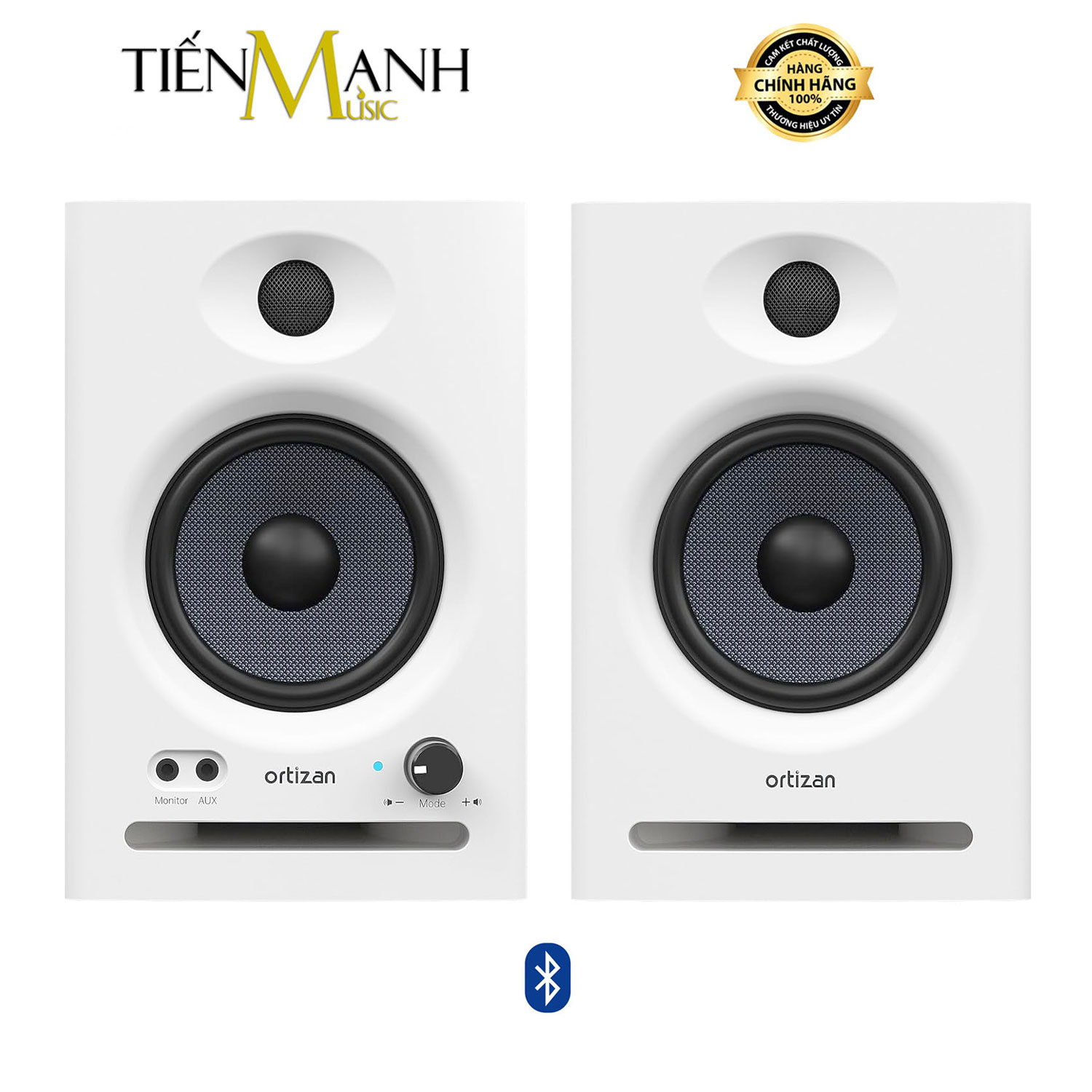 [Bluetooth] Loa Kiểm Âm Ortizan C7- Trắng