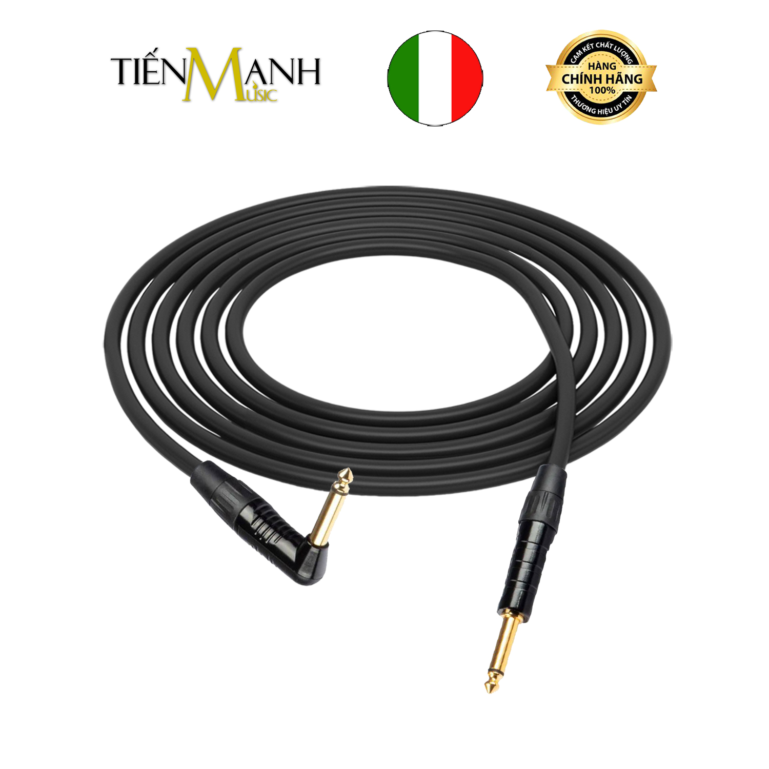 Dây Line Kết Nối Đàn Guitar Proel 2 Đầu 6ly TS Mono CHL120LU3 3m