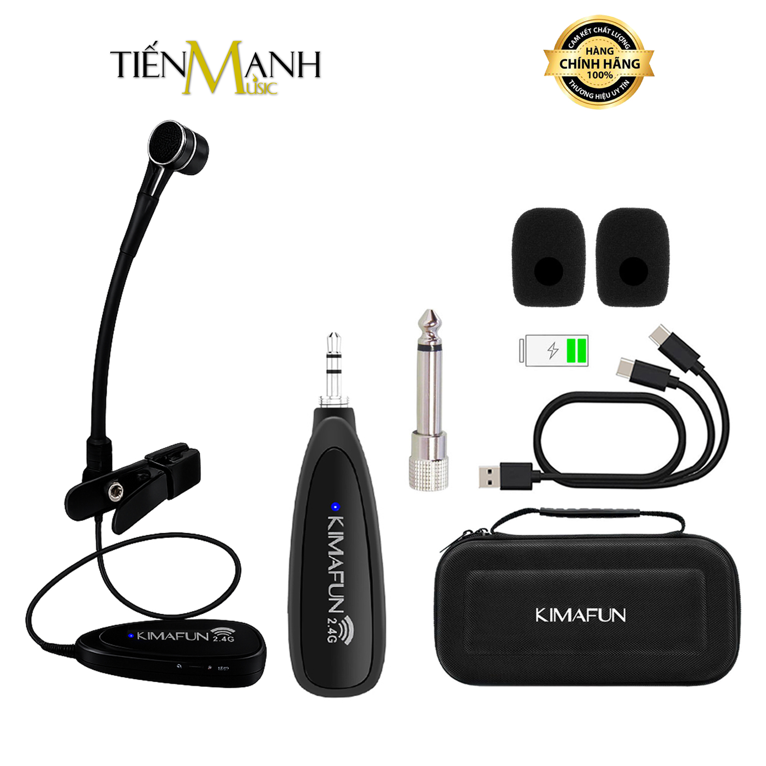 Micro Không Dây Trống & Nhạc Cụ Kimafun KM-CX303