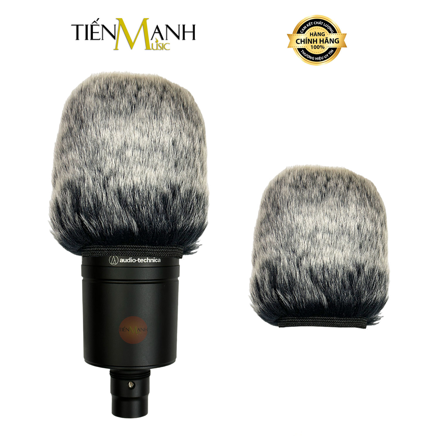 Mút Bọc Đầu Micro Audio Technica AT2020 Furry, Bông Lọc Gió, Màng Mút Lọc Âm cho Mic Thu Âm Pop Shield, Microphone Pop Filter