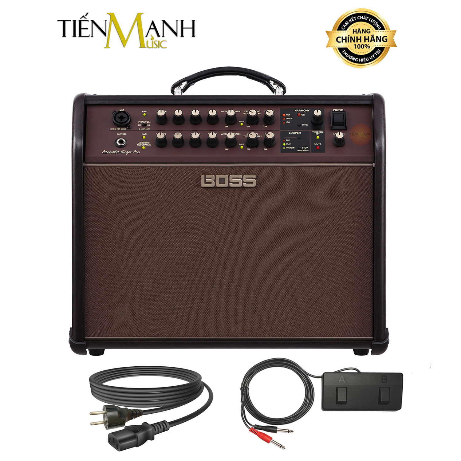 Amply Boss ACS Pro - Ampli Hát Cho Ca Sỹ, Đàn Guitar & Nhạc Cụ Mộc Acoustic Singer Amplifier