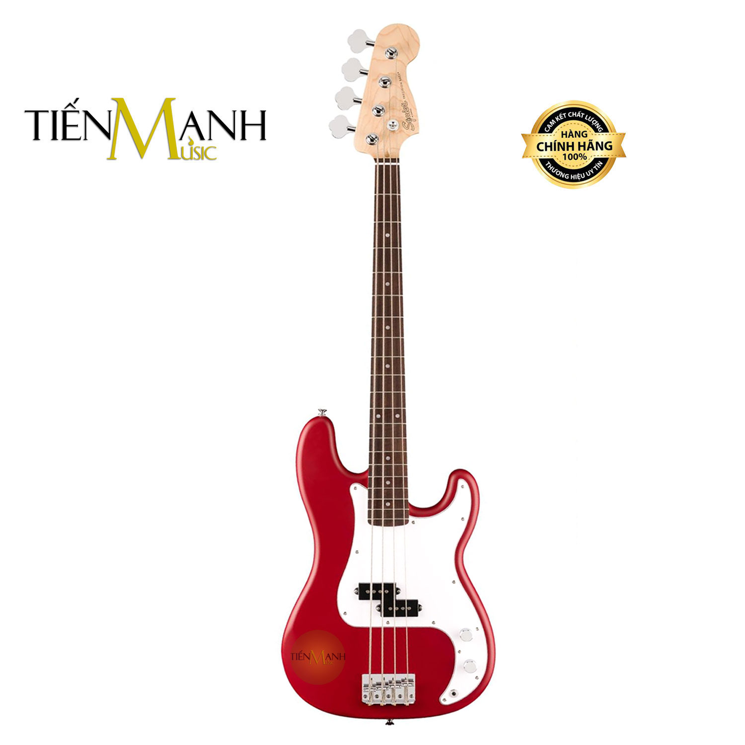 Đàn Guitar Bass Fender Squier Debut - Red
