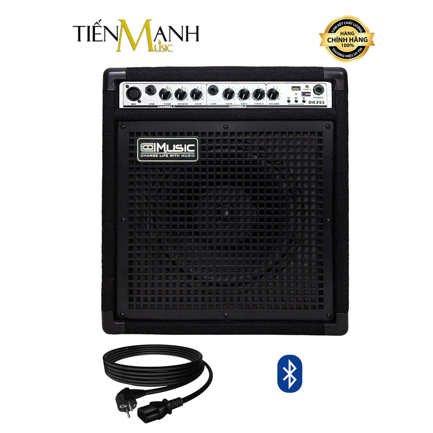 [Chính Hãng] Amply Trống Điện Tử Coolmusic DK-35S