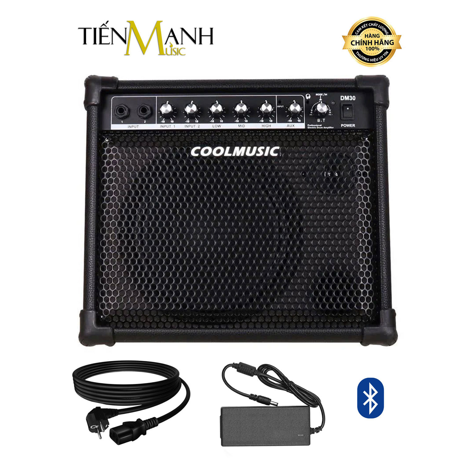 [Chính Hãng] Amply Trống Điện Tử Coolmusic DM-30