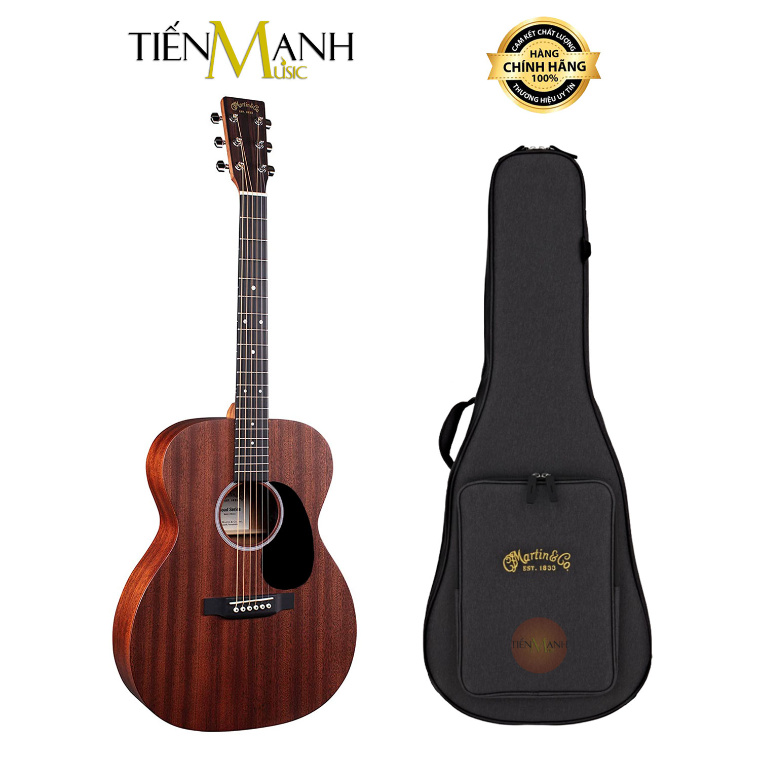 [Có EQ] Đàn Guitar Acoustic Martin 000-10E Gỗ Sapele Road Series 000 10E Kèm Bao Đựng 00010E
