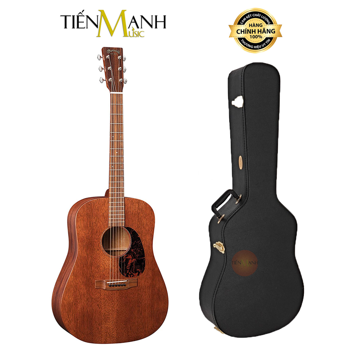 Đàn Guitar Acoustic Martin D15M Gỗ Mahogany 15 Series D-15M Kèm Bao Đựng