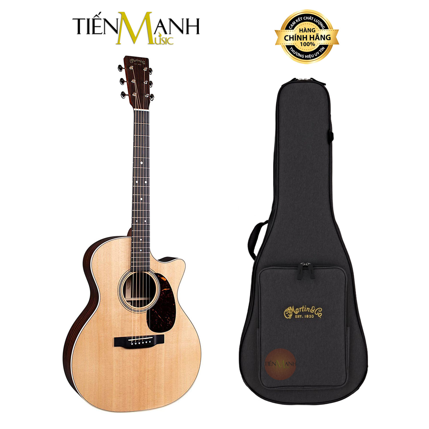 [Có EQ] Đàn Guitar Acoustic Martin GPC-16E Gỗ Rosewood 16 Series GPC 16E Kèm Bao Đựng GPC16E