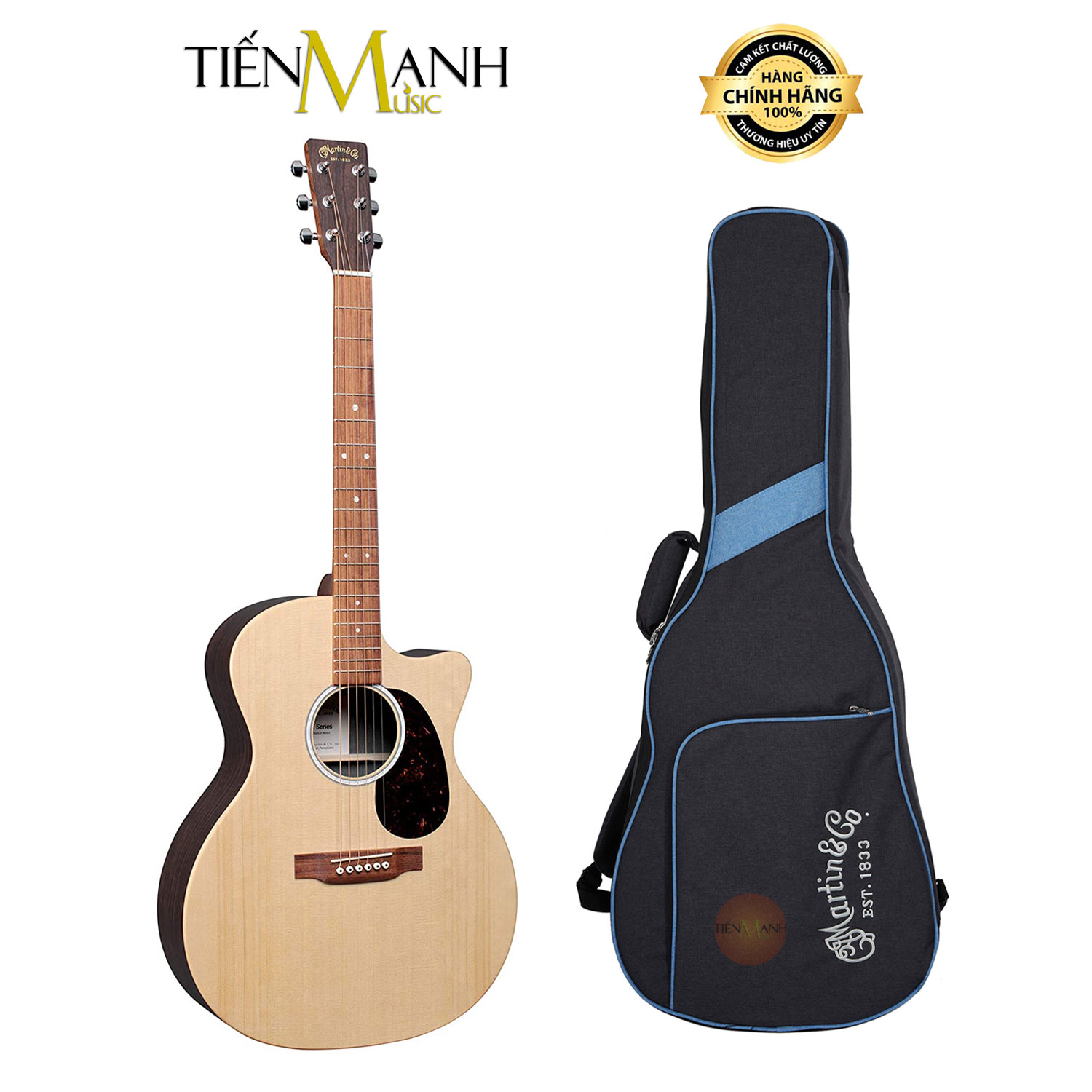 [Có EQ] Đàn Guitar Acoustic Martin GPC-X2E Gỗ Rosewood X Series GPC X2E Kèm Bao Đựng GPCX2E