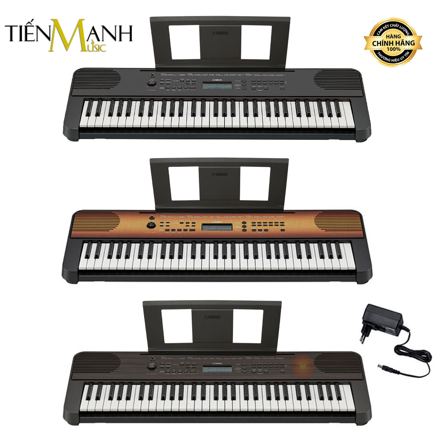 Đàn Organ Yamaha PSR-E360B, PSR-E360MA, PSR-E360DW - 61 Phím cảm ứng lực