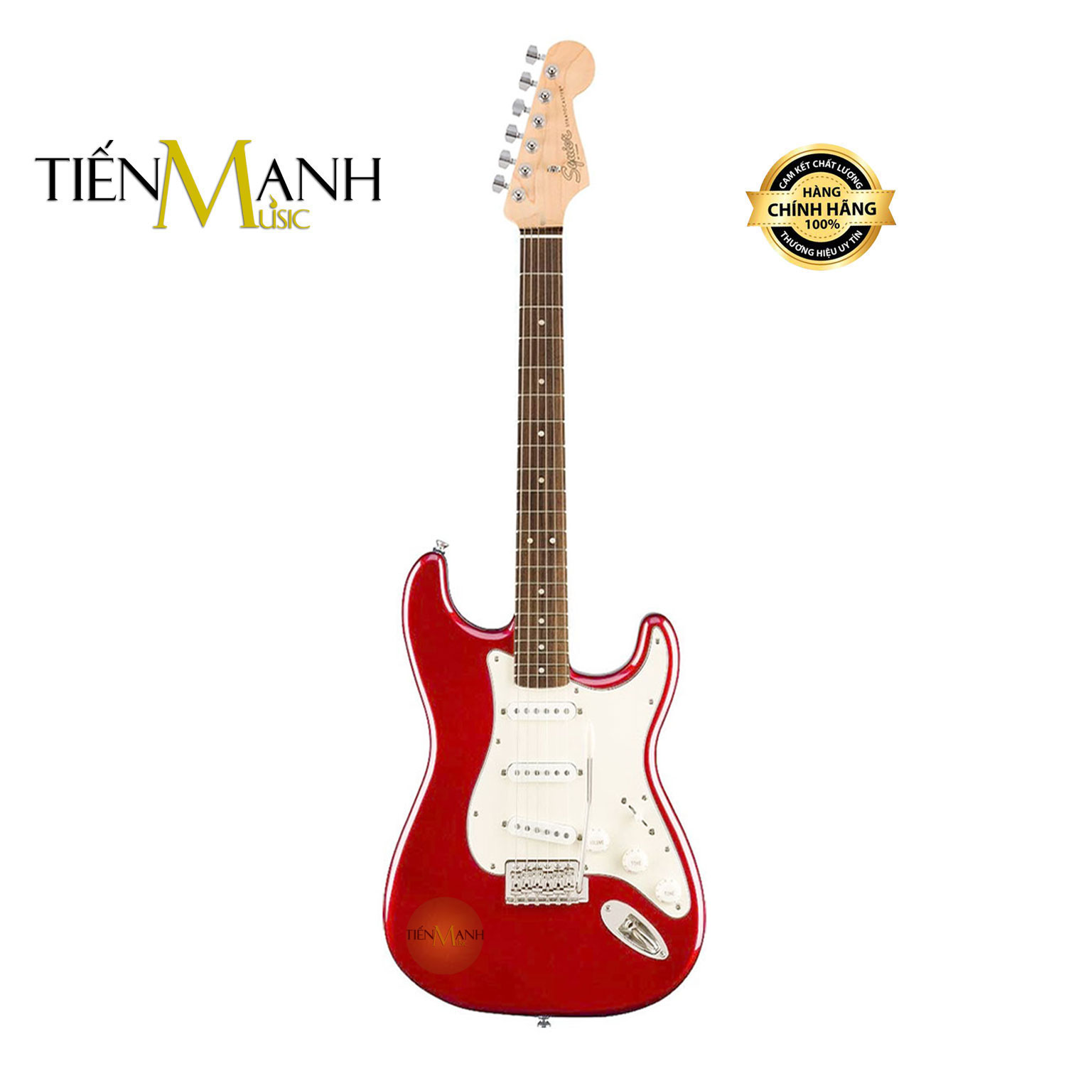 Đàn Guitar Điện Fender Squier Debut SSS Stratocaster - Red