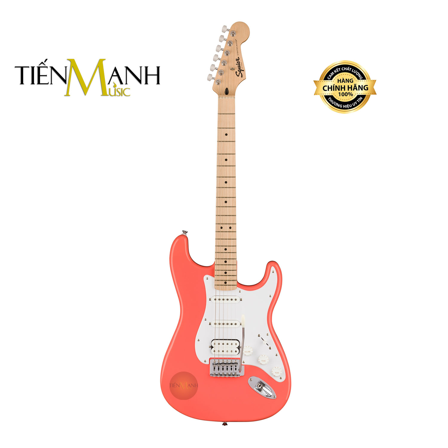 Đàn Guitar Điện Fender Squier Sonic Stratocaster HSS - Tahitian Coral